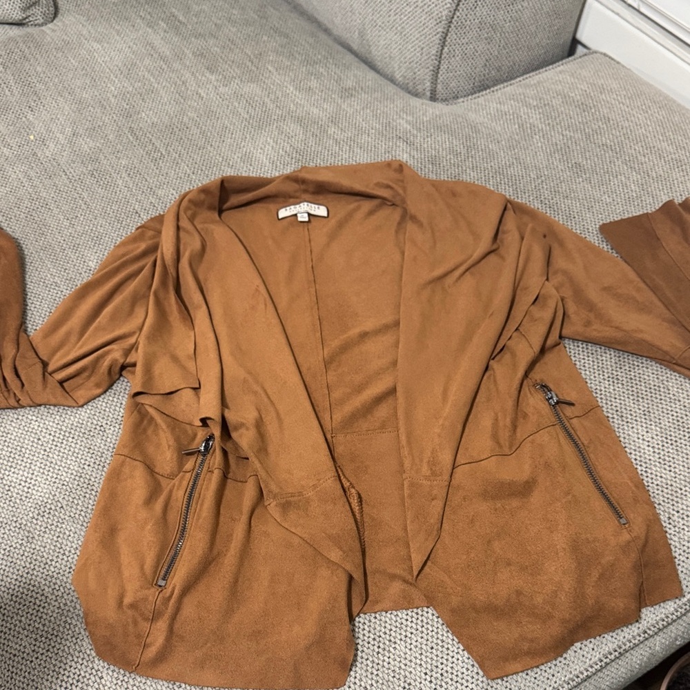 Bagatelle Tan Suede Women's Blazer